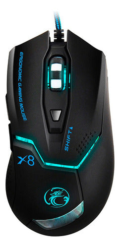 Mouse Gamer B-max X8 Gaming 2400 Dpi