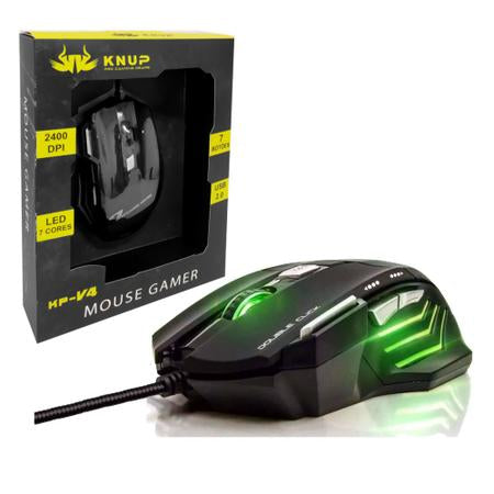 Mouse Gamer 2.400 Dpi Knup KP-V4