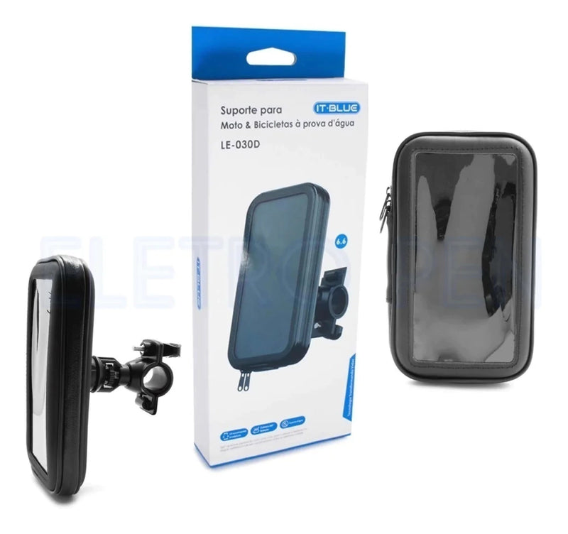 Suporte de celular moto e bicicleta LE-030D It-blue