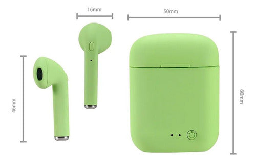 Fone Bluetooth sem fio 17 mini Macaron