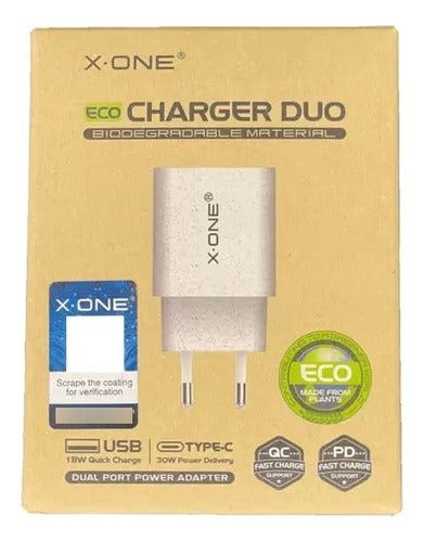 Carregador Eco Charger Duo X-One USB e USB-C