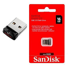 Pendrive Sandisk 16GB Cruzer Fit