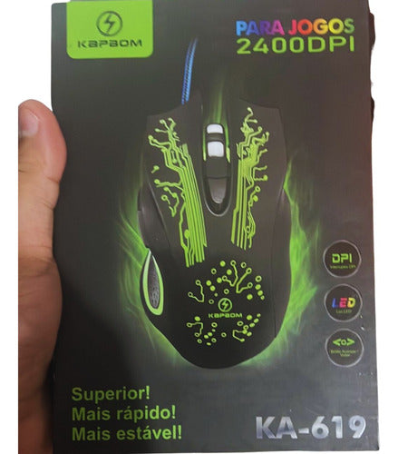 Mouse Gamer 2400 Dpi Kapbom KA-619