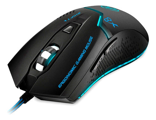 Mouse Gamer B-max X8 Gaming 2400 Dpi